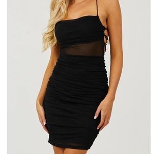 Size small little black dress.